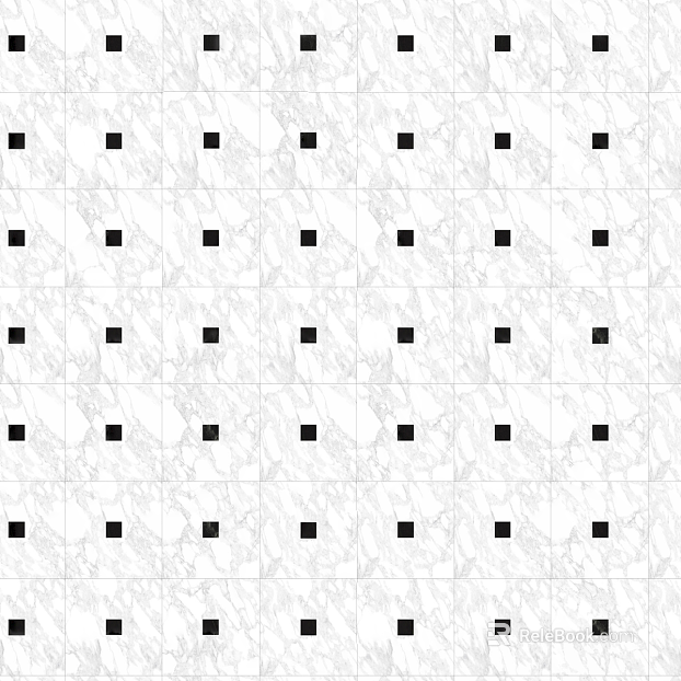 Marble geometric mosaic flooring texture