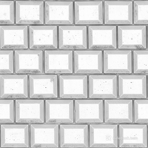Light gray ceramic mosaic kitchen wall texture