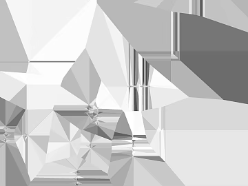 Silver white geometric cut art glass texture (ID:ffaeh328826)