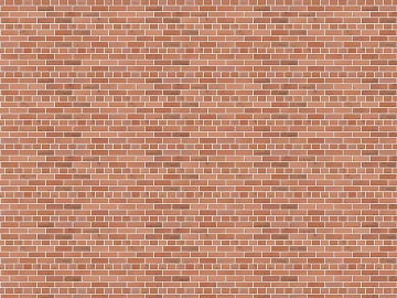Brick wall, red brick wall 3d model