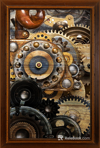 three-dimensional physical painting texture