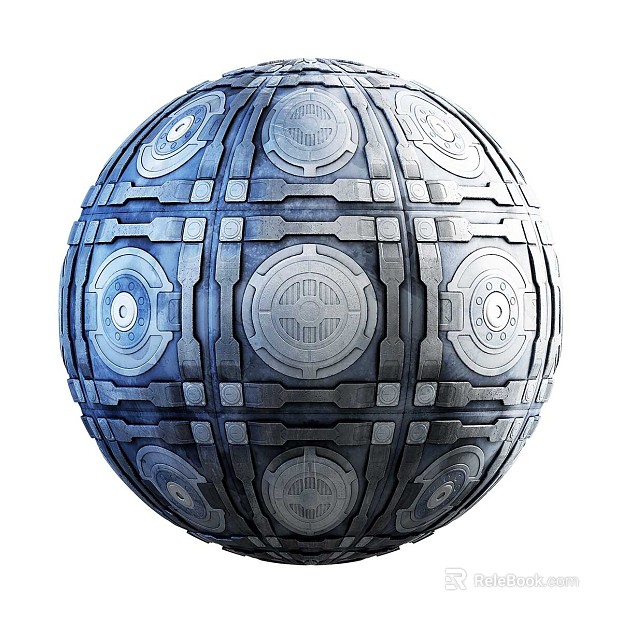 Space capsule PBR texture