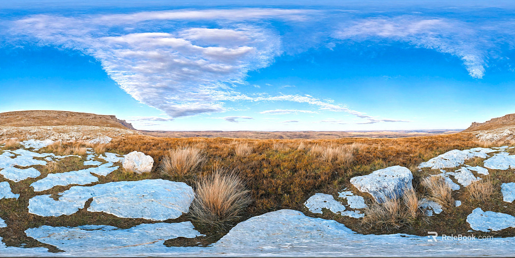 HDR Prairie Ice Sheet Snow Sky texture
