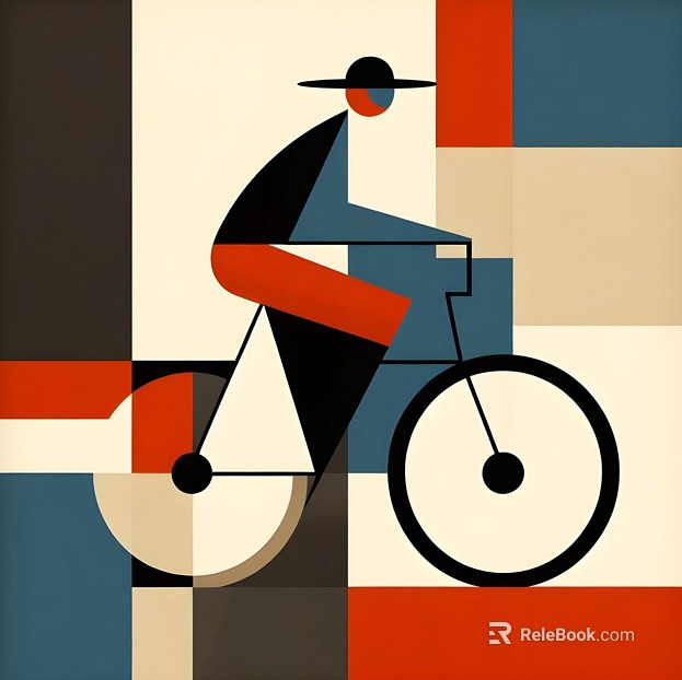 Geometric abstract riding decorative painting texture