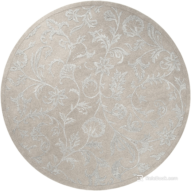 Round carpet texture