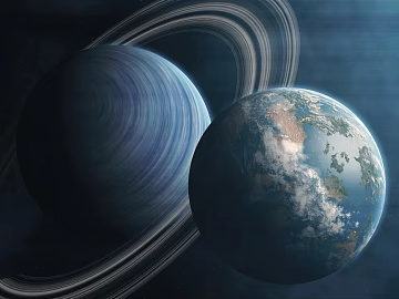 cosmic starry sky 3d model
