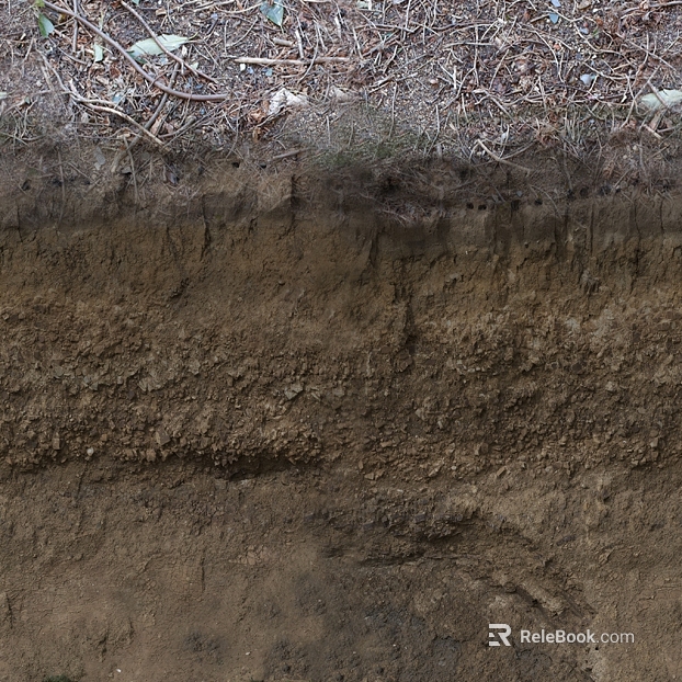 Brown soil outdoor ground texture