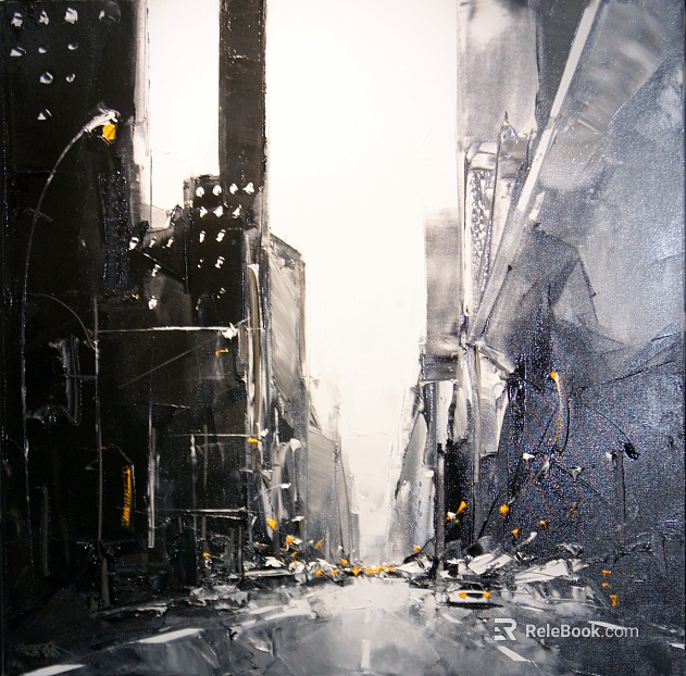 three-dimensional physical painting texture
