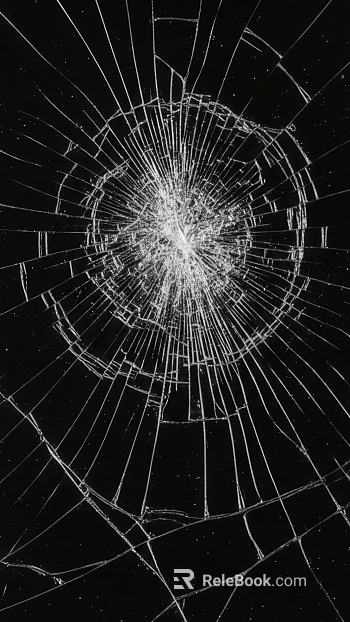 Broken glass texture