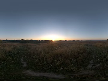 Outdoor Grassland Sunrise Sunset Wilderness Big Environment Day Scenery HDR texture (ID:ffach865710)