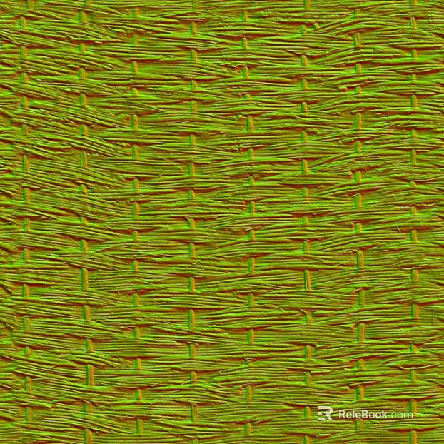 Yellow Green Woven Wall Decoration texture