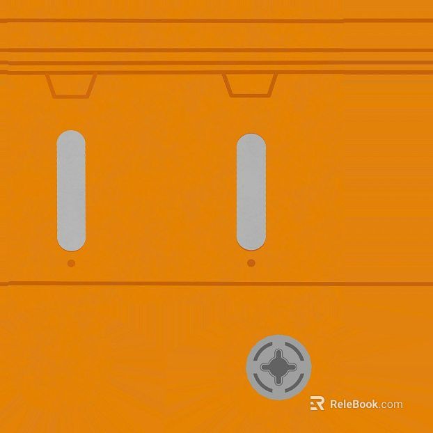 Orange industrial wind container panel texture