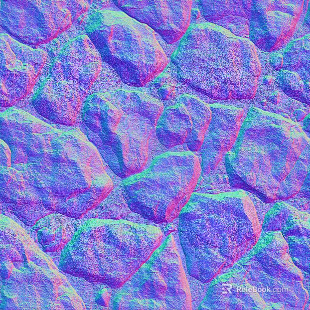 Cyber Wind Purple Powder Rock Wall texture