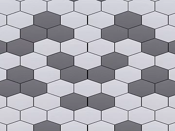 Hexagonal Brick 3d model