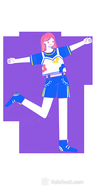 cartoon painting texture