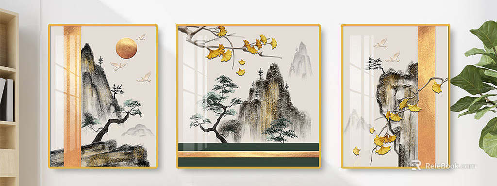 landscape painting texture