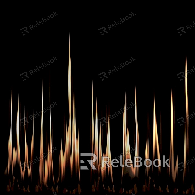 Flame texture texture