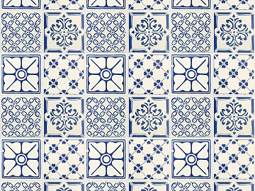 Tile Blue Pattern Tile texture (ID:ffajg31255)