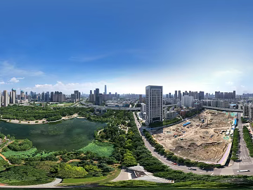 HDR urban ecological greening panorama texture (ID:ffach343003)