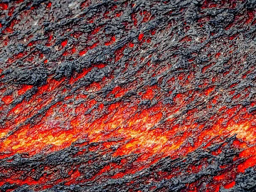 black-red volcanic rock magma geological texture (ID:ffaeh638776)