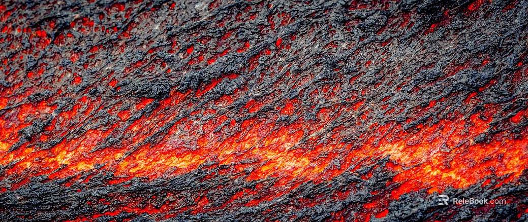 black-red volcanic rock magma geological texture texture