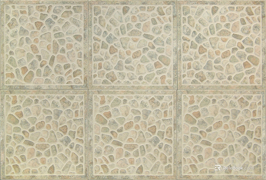 Brick pavement texture