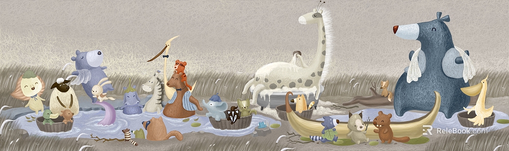 cartoon painting texture