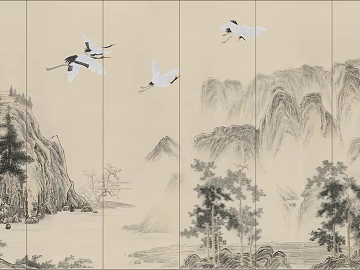 landscape painting texture (ID:ffacg53353)