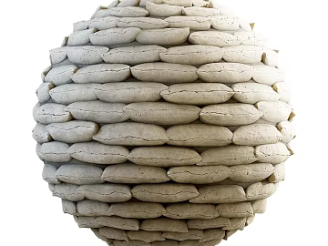 Sandbag PBR texture (ID:ffach895524)