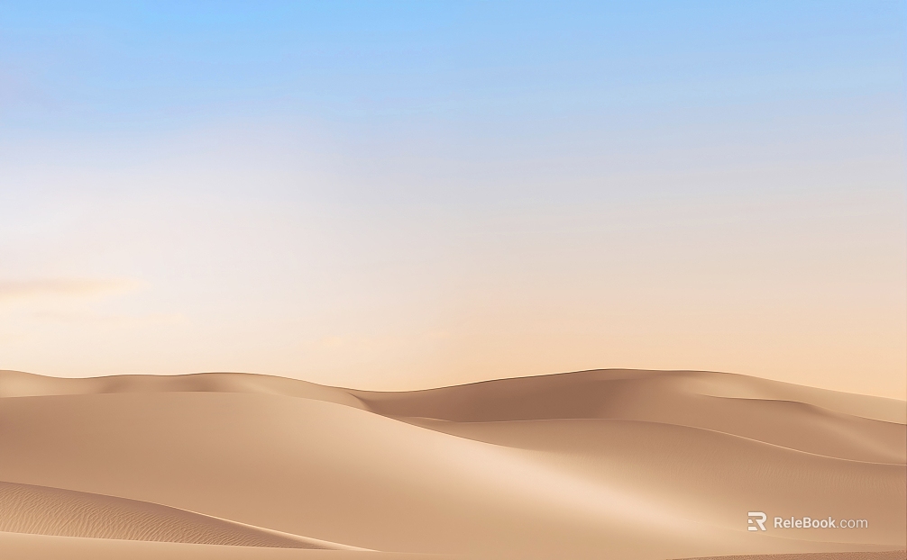Warm Yellow Desert Outdoor Exterior Map texture