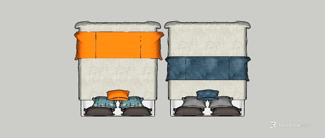 Modern Style Multicolor Bedding Kit Bedroom Home Textile texture