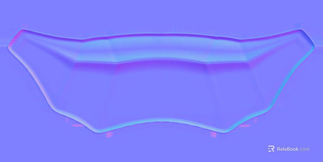Blue Purple Art Glass Decorative Components texture