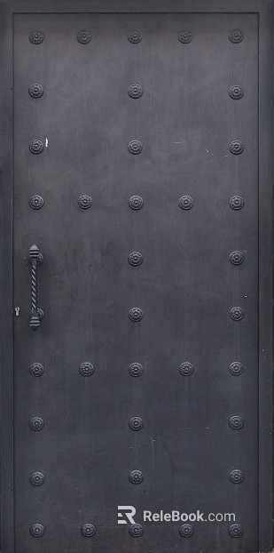 Metal door texture
