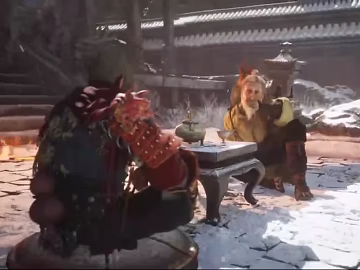 Chinese Ancient Style Snow Game Scene 3d model