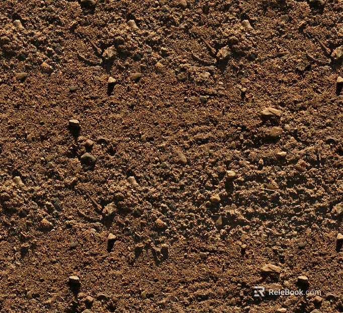 sandy soil ground texture