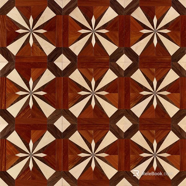 Wood parquet dark red floor texture