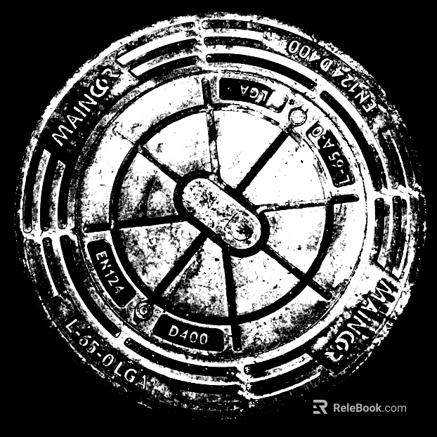 Black and White Map texture