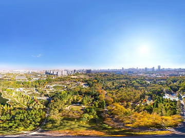 HDR City Eco Park Panorama texture (ID:ffach643803)