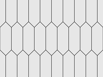 Hexagonal Brick Hexagonal Lattice Black and White texture (ID:ffaeg73523)