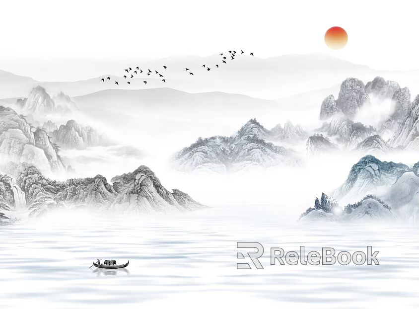 landscape painting texture