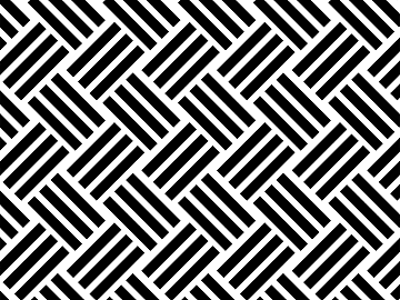 Black and white geometric lines decorative pattern wall 3d model