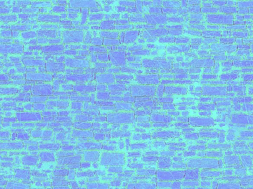 Blue-green artistic brick wall indoor background texture (ID:ffaeh016376)