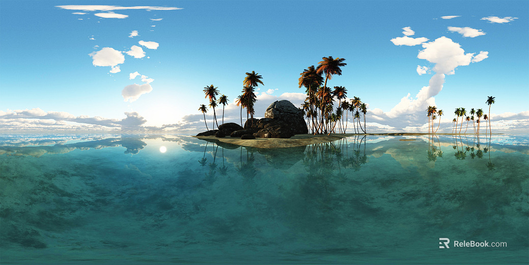 Exterior Seaside Island HDR texture