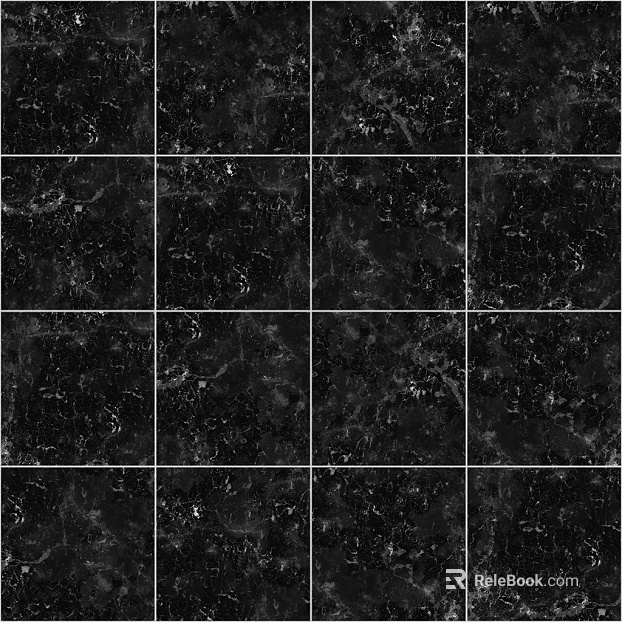 Marble Black Matte Tile texture