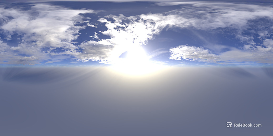 Sunrise Cloudy Blue Sky Landscape Landscape HDR texture