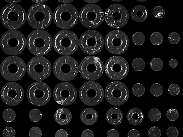 Black silver old metal washer industrial components texture (ID:ffaeh564736)