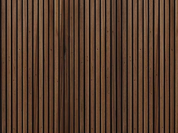 Wood-grain wooden louver panel 3d model