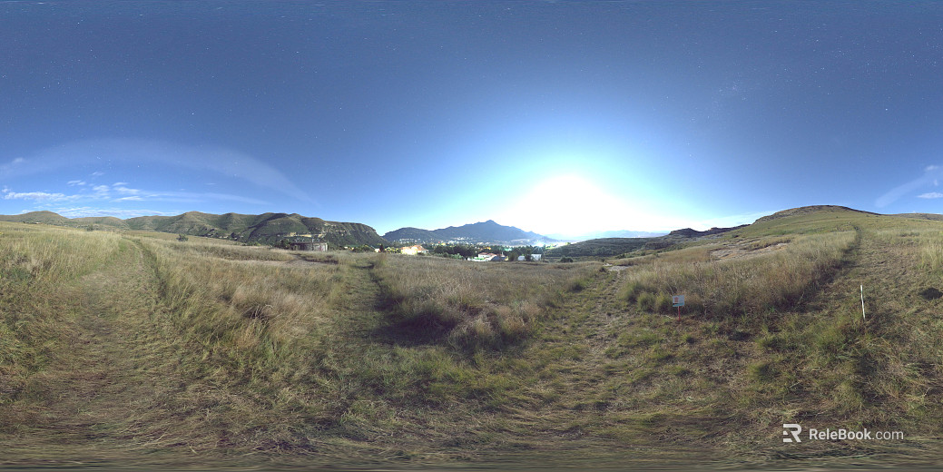 Outdoor Mountain Meadows Daytime HDR texture
