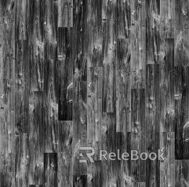 Black and white wood floor texture