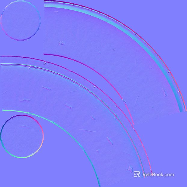 Purple-blue normal bump map texture